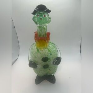 Murano glass clown decanter